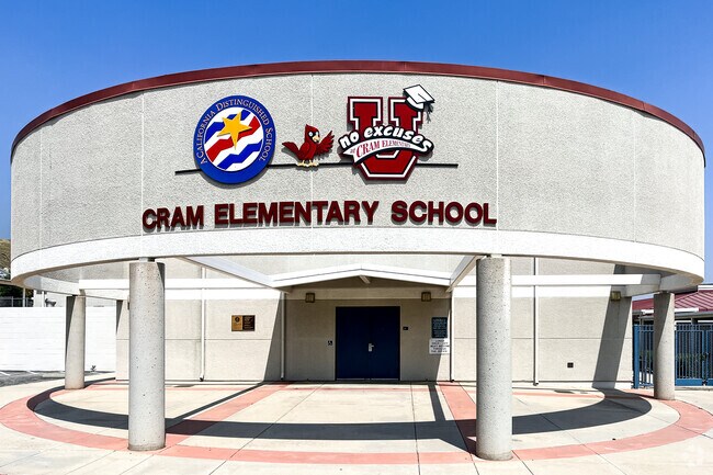 Cram Elementary School in East Highland is part of the RUSD.