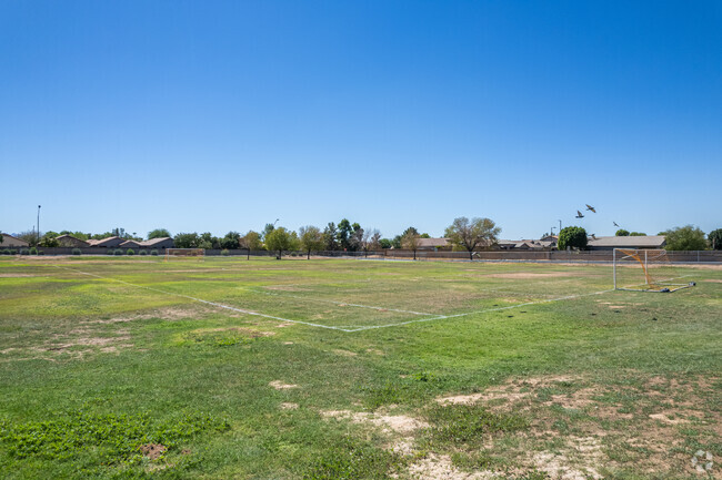 Exciting soccer matches unfold on the field at Rancho Santa Fe Elementary School in Avondale.