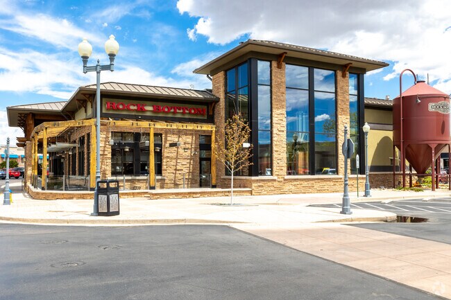 In Springs Ranch is Rock Bottom Brewery which offers serval different beers and food.