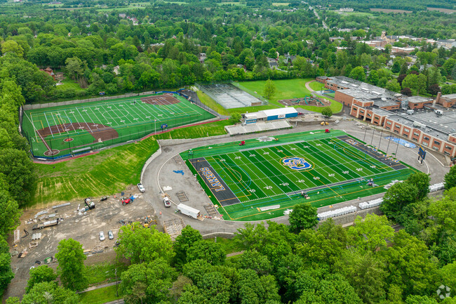 Cazenovia High School features two large athletics fields for students.