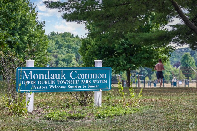 Mondauk Common Park has tons of green space for Upper Dublin locals to enjoy their favorite outdoor activity.