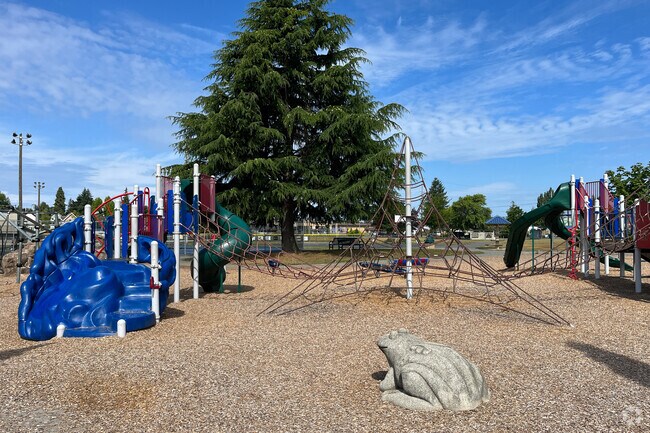 The Garfield Park playground provides endless fun for children in Riverside.