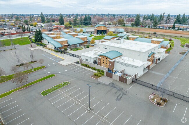 There is plenty of parking at George Washington Carver School Of Arts And Science