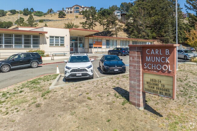 Carl B Munck School in Crestmont is K-5 and has about 230 students.