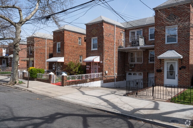 Canarsie has sturdy and stylish brick multifamily homes.