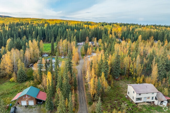 Ester homes are typically secluded, thanks to tall mature trees surrounding the plots of land.