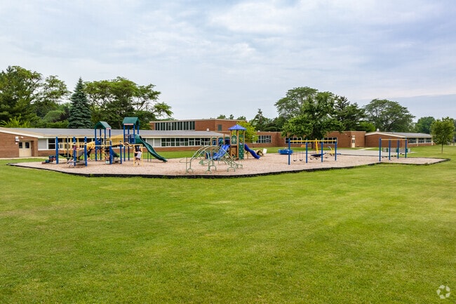 Anderson Elementary School's main playground in the city of Trenton.
