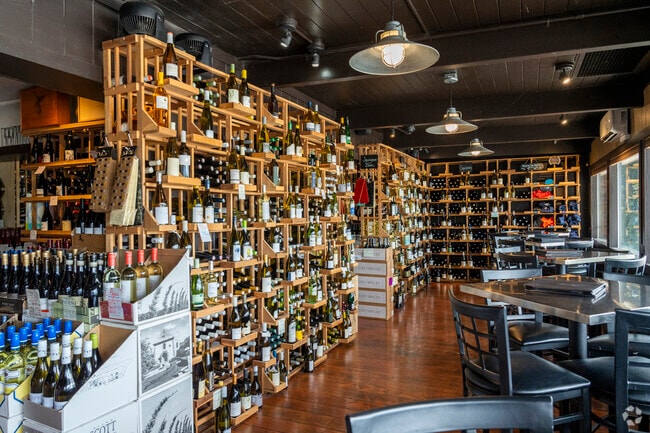 Wine and tapas enthusiasts will love the atmosphere at Whispering Vine near Mogul.