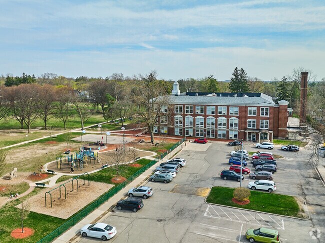 Burns Park Elementary in North Burns Park has a large playground for its students.