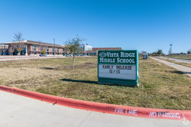Vista Ridge Middle School in Acadia Park hosts state-of-the-art facilities.