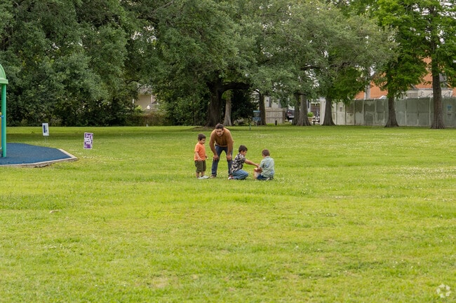 Summerfield Park offers a large green space with two playgrounds, a swing set and a disc golf course for residents of West End.