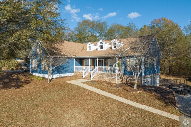 Wilsonville has large wood frame construction.