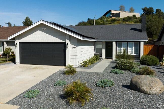 This California Modern style home has been recently rebuilt in Vineyard.