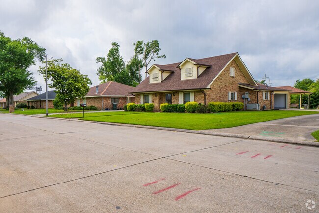 Homes in Presquille with brick exteriors are popular and help keep a strong structure and cooler feel in the hot months.