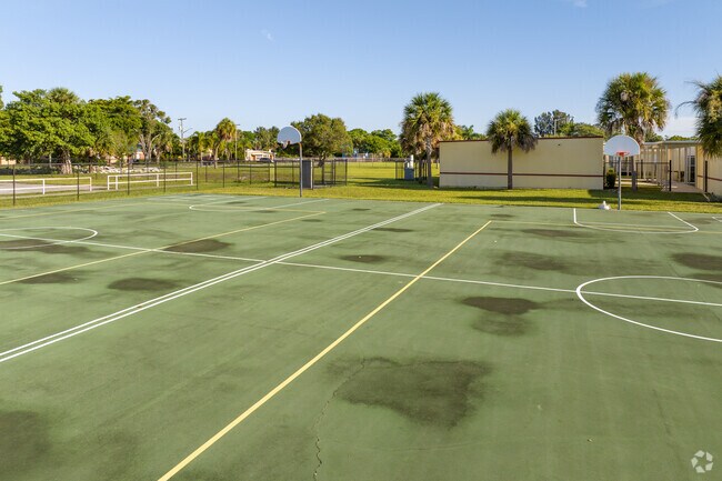 Students get to play basketball during recess at Creative Arts Academy in Fort Myers.