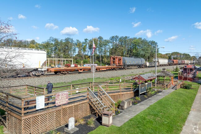 In Cresson, Cresson Railroad Park is a popular train-watching area.
