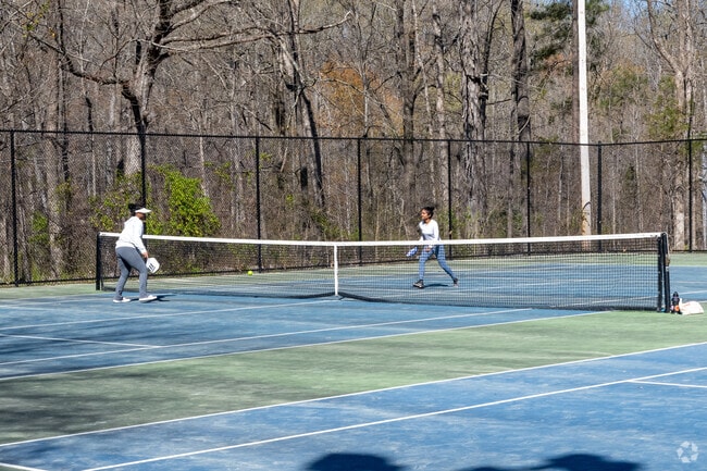 Erwin residents enjoy playing pickleball or tennis at Morreene Road Park.