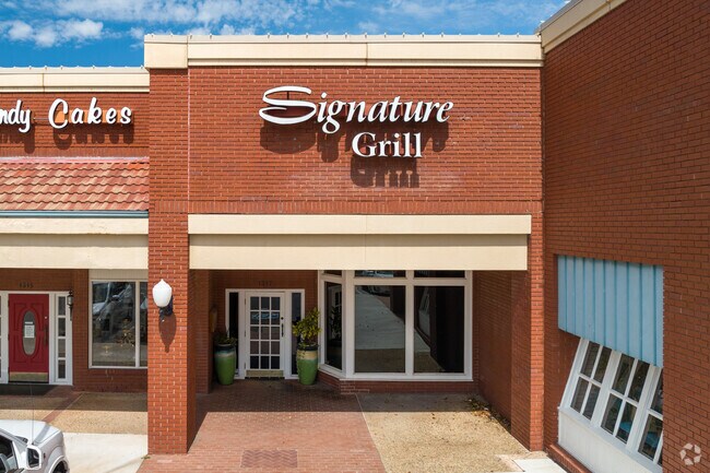 Take your family out to dinner at Signature Grill near Meadow Lakes Park.