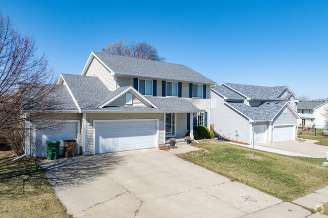 Larger homes with Colonial influences are common throughout East Johnston.