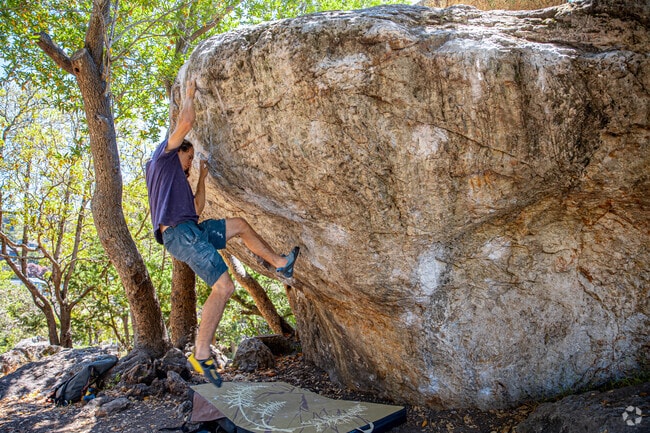 Thousand Oaks' Great Stoneface Park is popular with rock climbers.