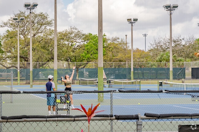 CanasTennis Academy can be found in Tamiami Park and offers University Park residents tennis.