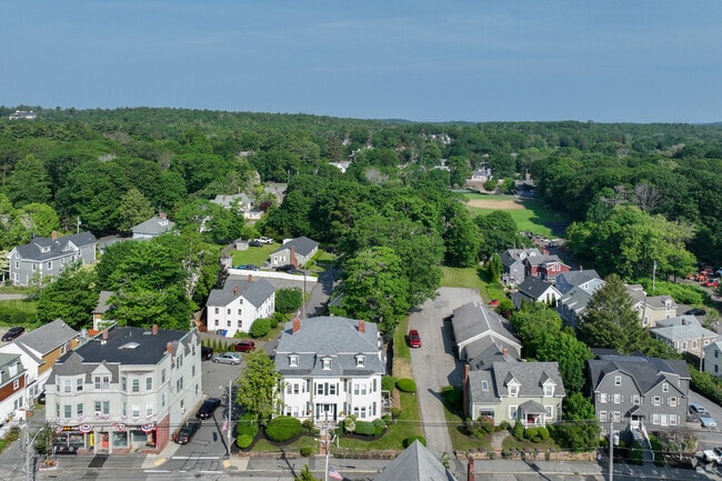 Beverly Farms is a seaside neighborhood celebrated for its exclusive private beach and local charming shops.