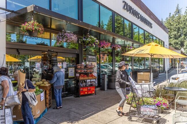 Zupan's Market family-owned chain carries upmarket grocery items, meat, flowers & wine.