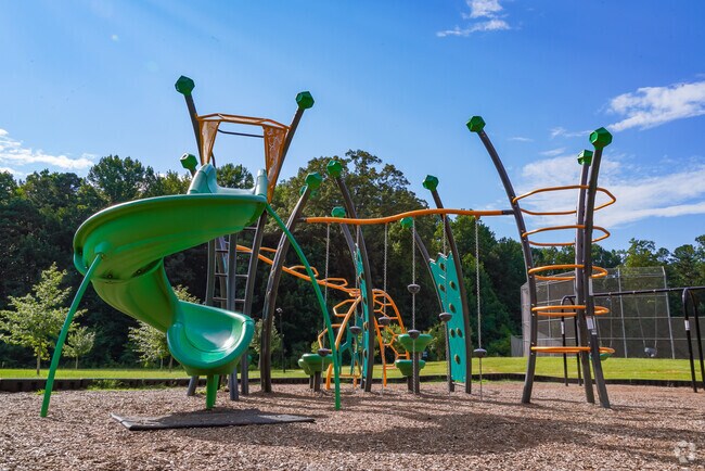 Briarwood Park playground in the Eastway neighborhood of North Carolina.