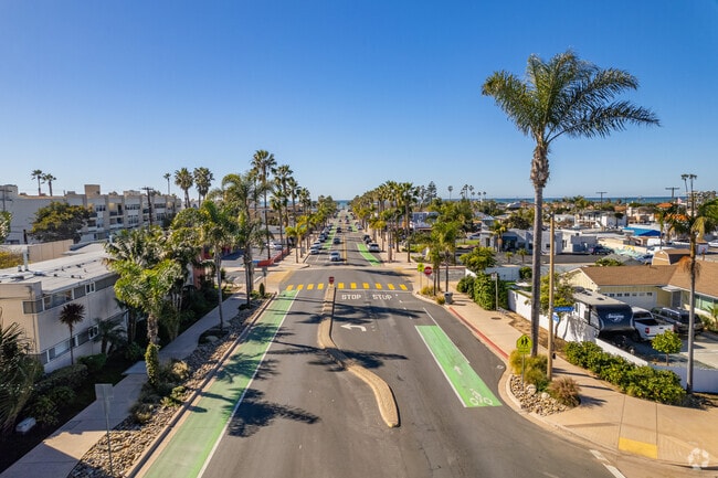 Imperial Beach features plentiful bike lanes.