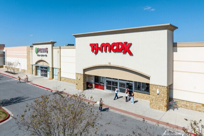 Big box stores can be found alongside Interstate 2 in north Weslaco, Tx.