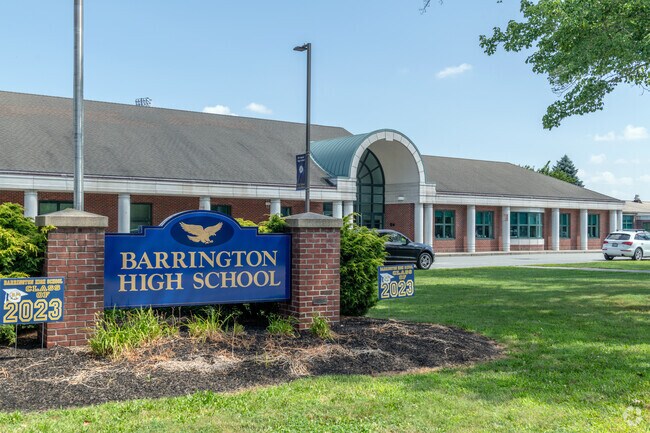 Barrington High School in Barrington Rhode Island is often rated the best in the state.