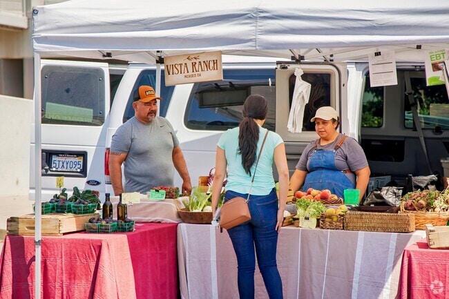 Residents of Downtown Merced can find farm fresh produce at the Merced Certified Farmers Market.