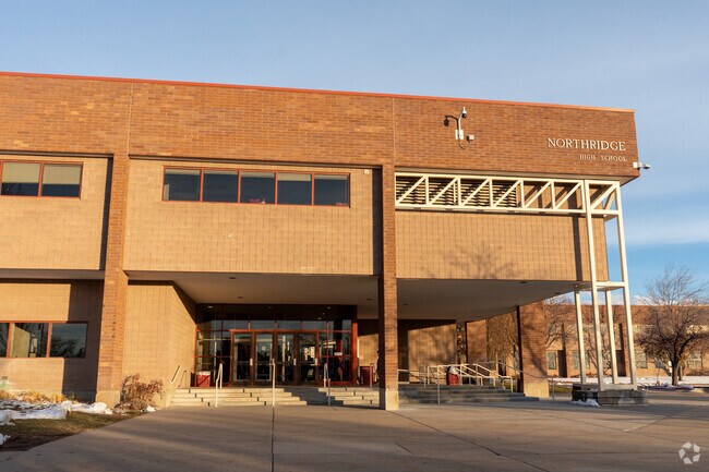 Northridge High School provides education in 
Sunset.