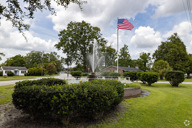 Fountain located in Downtown Port Wentworth, GA.