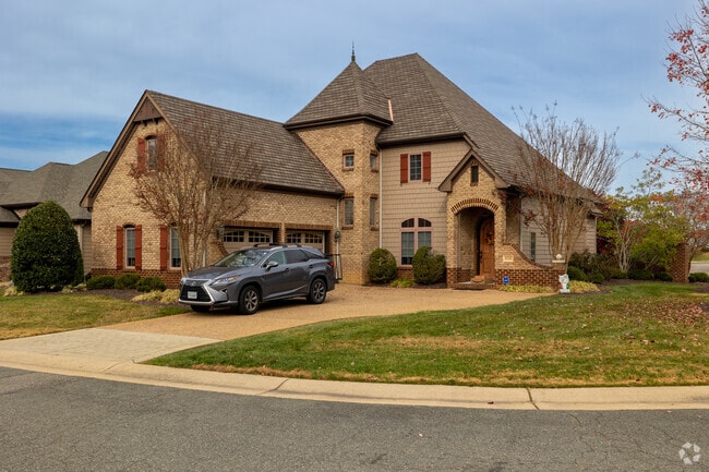 Homes in the quiet Brickshire area in Providence Forge showcase a wide range of architectural styles.