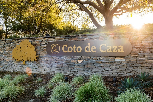 Coto de Caza is a quiet but grand neighborhood.