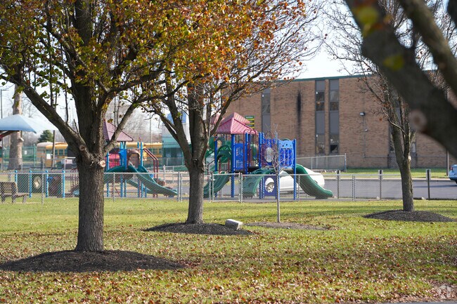 Students have the opportunity to have fun outside during recess.
