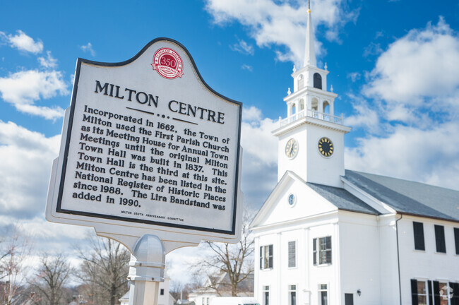 Milton Center is a Massachusetts neighborhood filled with history and beautiful architecture.