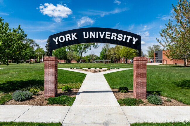 York University, a private Christian liberal arts school, enrolls about 500 students.