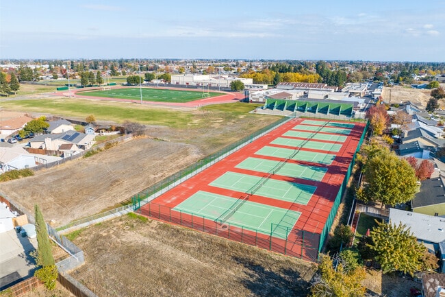 Students at Florin High School can join the tennis team.
