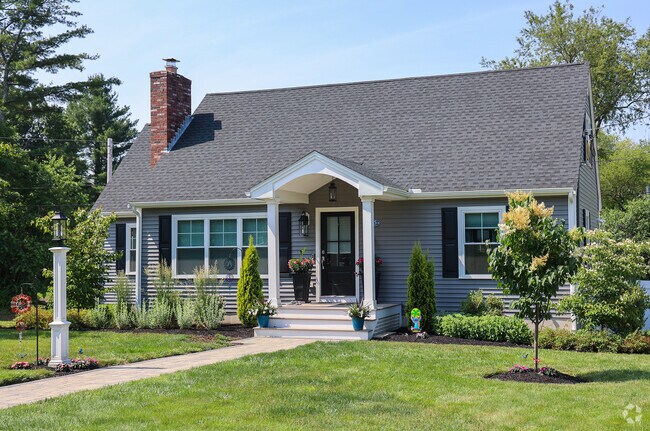 Cape Cod style homes make up the majority of residences in Groveland, lending the town its classic New England architectural charm and cozy neighborhood feel.