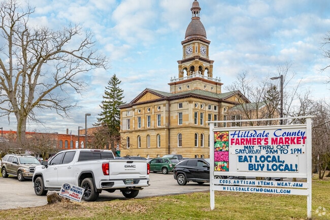 From May to October the Hillsdale Country Farmer's market regularly draws hundreds to downtown.