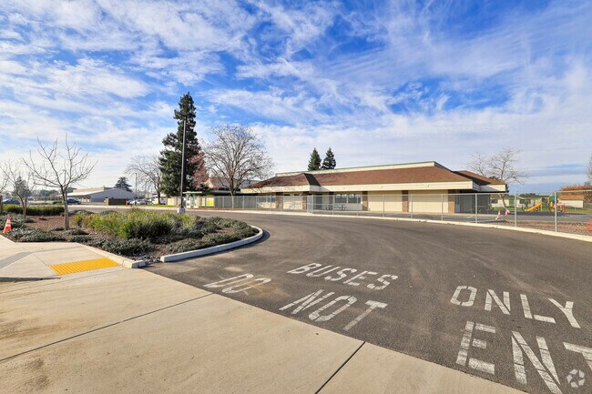 Dent Elementary School in Escalon sits within a quiet neighborhood.