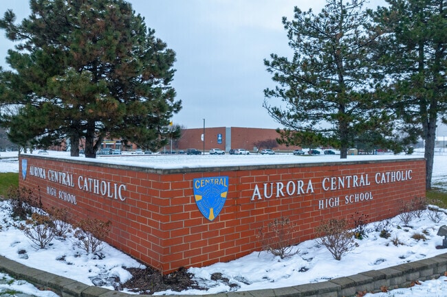 Aurora Central Catholic High School offers a faith based education.