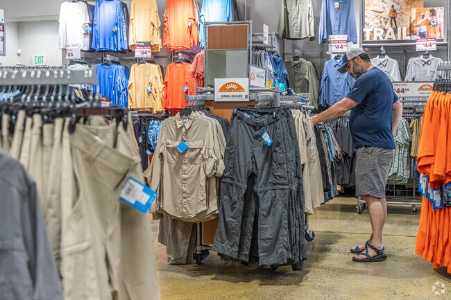 The Columbia Outdoor Factory Store is a great place to gear up for outdoor adventures.