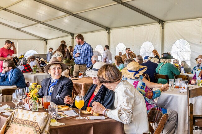 The Colonial Cup benefits Kershaw County's health services, showcasing community spirit.