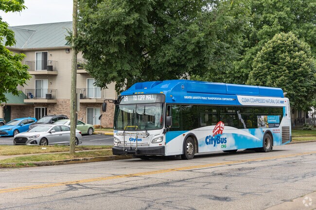 The CityBus serves the Hanna and greater Lafayette community.
