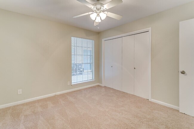 Bedroom 2 with large closet. Unfurnished now but will furnish if 2nd bdrm is rented. If rented as 1 bdrm it is secured.