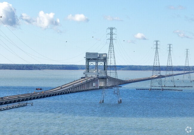 The James River drawbridge is a major part of the commuter life in Chestnut.