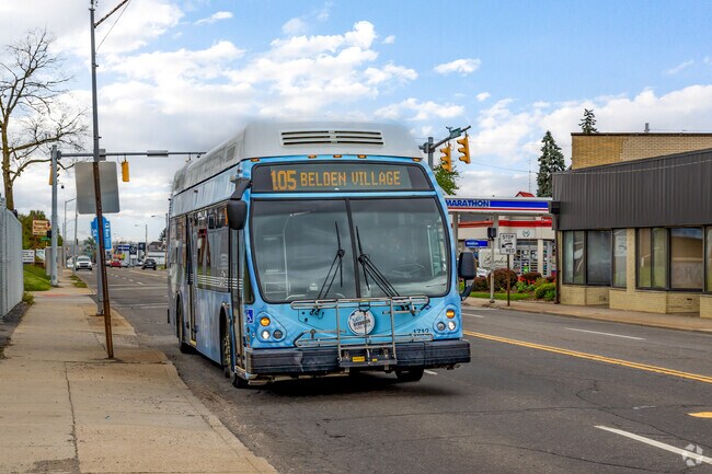 Bus stops can be found all over North Lehman for easy access to anywhere you need to go.
